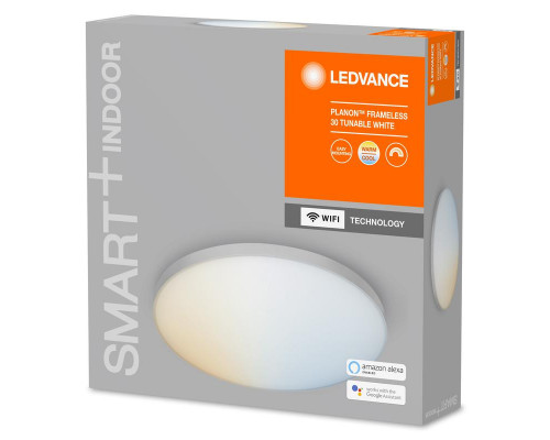 Светильник светодиодный SMART WIFI PLANON FRAMELESS RD30 TW LEDVANCE 4058075484672