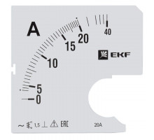 Шкала сменная для A961 20/5А-1.5 PROxima EKF s-a961-20