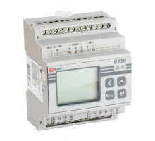 Прибор многофункциональный измерительный G33H с жидкокристалическим дисплеем на DIN-рейку PROxima EKF sm-g33h