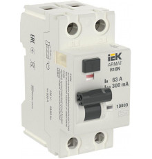 Выключатель дифференциального тока (УЗО) 2п 63А 300мА тип A ВДТ R10N ARMAT IEK AR-R10N-2-063A300