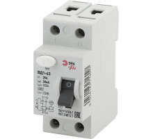Выключатель дифференциального тока (УЗО) 1P+N 32А 30мА ВД1-63 Pro NO-902-27 ЭРА Б0031876