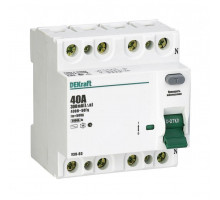Выключатель дифференциального тока (УЗО) 4п 25А 300мА тип AC 6кА УЗО-03 SchE 14092DEK