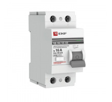 Выключатель дифференциального тока (УЗО) 2п 16А 30мА тип AC ВД-100 (электромех.) PROxima EKF elcb-2-16-30-em-pro