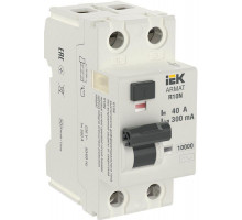 Выключатель дифференциального тока (УЗО) 2п 40А 300мА тип AC ВДТ R10N ARMAT IEK AR-R10N-2-040C300