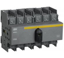 Выключатель-разъединитель модульный 3п 125А ВРМ-3 IEK MVR30-3-125