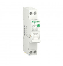 Выключатель автоматический дифференциального тока (ДИФ) RESI9 1P+N С 16А 6000А 10мА 18мм тип A SchE R9D81616