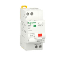 Выключатель автоматический дифференциального тока (ДИФ) RESI9 1P+N С 10А 6000А 30мА тип A SchE R9D55610