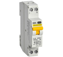 Выключатель автоматический дифференциального тока С 32А 100мА АВДТ32МL KARAT IEK MVD12-1-032-C-100