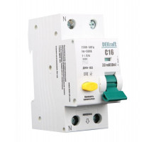 Выключатель автоматический дифференциального тока АВДТ 1Р+N 25А 30мА тип AC С ДИФ-103 6кА SchE 16206DEK