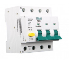 Выключатель автоматический дифференциального тока АВДТ 3Р+N 40А 300мА тип A С ДИФ-103 6кА SchE 16249DEK