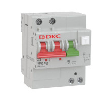 Выключатель автоматический дифференциального тока с защитой от сверхтоков YON MDV63-22C32-A 2п 30мА DKC MDV63-22C32-A