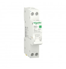 Выключатель автоматический дифференциального тока (ДИФ) RESI9 1P+N С 6А 6000А 30мА 18мм тип AC SchE R9D87606