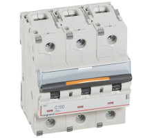 Выключатель автоматический модульный 3п C 100А 25кА DX3 Leg 409789