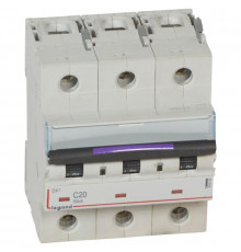Выключатель автоматический модульный 3п C 20А 50кА DX3 Leg 410162