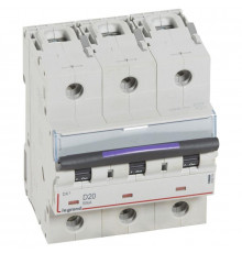 Выключатель автоматический модульный 3п D 20А 50кА DX3 Leg 410214